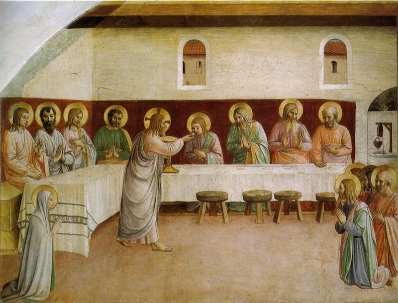 Comunione_degli_apostoli,_ last supper eucharist jesus