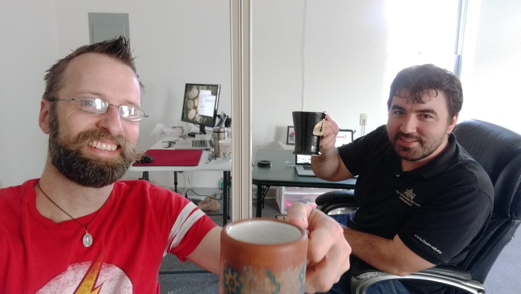 CHN Web Developer Seth Paine and Director JonMarc Grodi